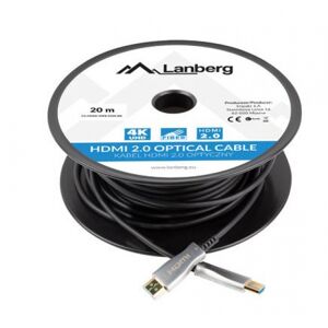 Lanberg CA-HDMI-20FB-0200-BK - HDMI 2.0 4K Kabel AOC - 20m