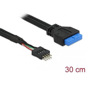 Delock 83095 - Kabel USB 3.0 Pin Header Buchse > USB 2.0 Pin Header Stecker 30cm