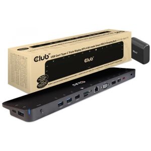 Club 3D CSV-1565 - ChargingDock USB-C ->5xUSB3/DP/HDMI/VGA/GLAN