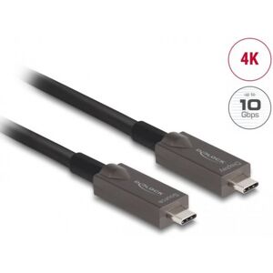 DeLock 84179 - Aktives Optisches USB-C Video + Daten + PD Kabel 15 m