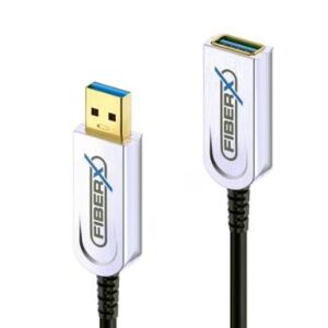 Divers FiberX USB 3.1-Verlängerungskabel AOC USB A - USB A 30 m