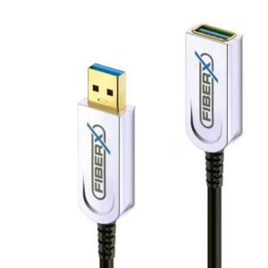 Divers FiberX USB 3.1-Verlängerungskabel AOC USB A - USB A 35 m
