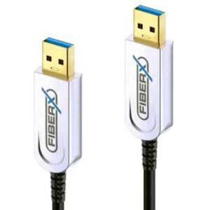 Divers FiberX USB 3.1-Kabel AOC USB A - USB A 35m