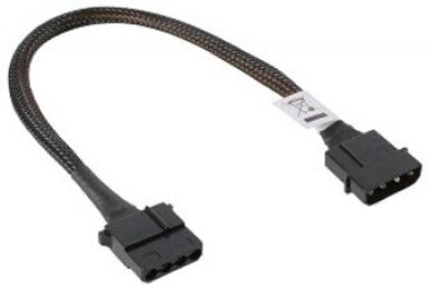 Akasa 4-Pol Molex Verlängerung gesleevt - 30cm black