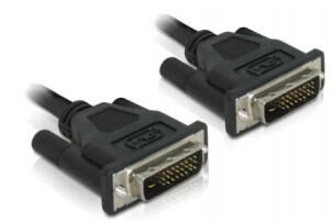 DeLock 84369 - DVI 24+1 Kabel 0.5m Stecker / Stecker