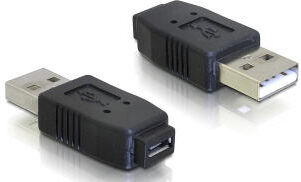 DeLock 65029 - Adapter USB micro-A+B Buchse zu USB2.0-A Stecker