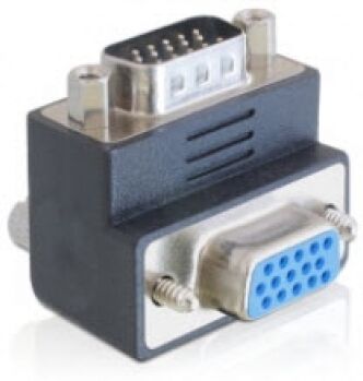 DeLock 65290 - Adapter VGA Stecker / Buchse 270 Grad gewinkelt