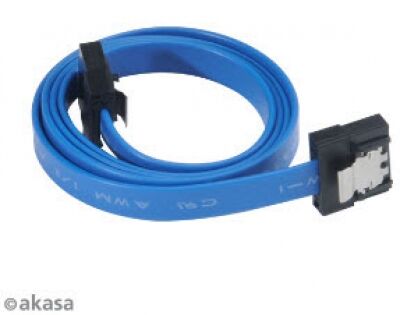 Akasa Proslim SATA 3 Kabel 50cm gerade - blau