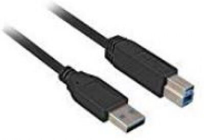 Sharkoon Kabel USB3.0 StA-StB Schwarz 1,0m