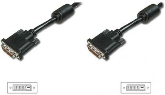 Digitus AK-320101-020-S - DVI-D 24+1 zu DVI 24+1 Stecker/Stecker - 2m