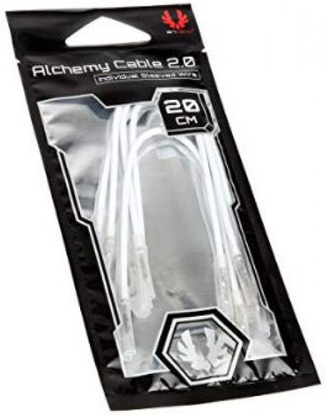 BitFenix Alchemy 2.0 PSU Cable, 5x 20cm - Weiss