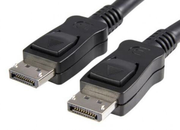 StarTech.com StarTech DISPL5M - DisplayPort 1.2 Kabel mit Verriegelung (Stecker/Stecker) - DP 4k Kabel - Schwarz - 5m