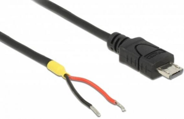 Delock 82697 - USB Kabel Micro-B -> 2 offene Kabelenden 0.10m