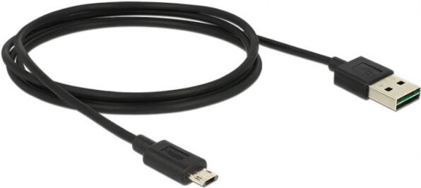 Delock 83850 - USB Kabel A -> Micro-B St/St 2.00m Easy USB