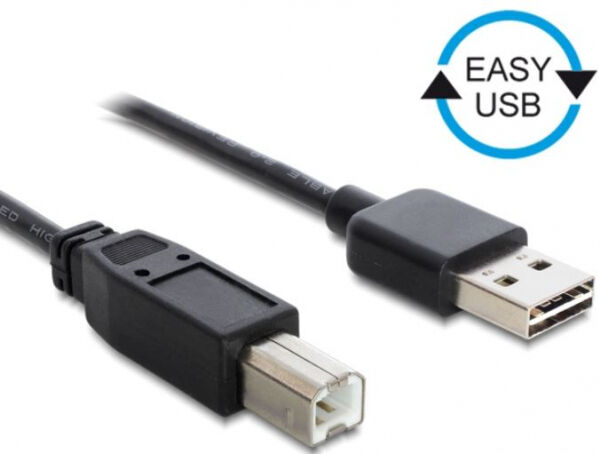 DeLock 83684 - Kabel EASY-USB 2.0 Typ-A Stecker > USB 2.0 Typ-B Stecker 0,5 m