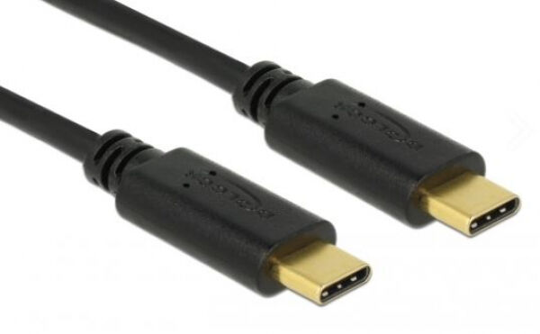 DeLock 83323 - USB 2.0 Kabel Type-C zu Type-C 5A E-Marker - 1m