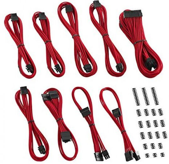 CableMod Classic ModMesh C-Series Cable Kit Corsair AXi, HXi & RM - rot