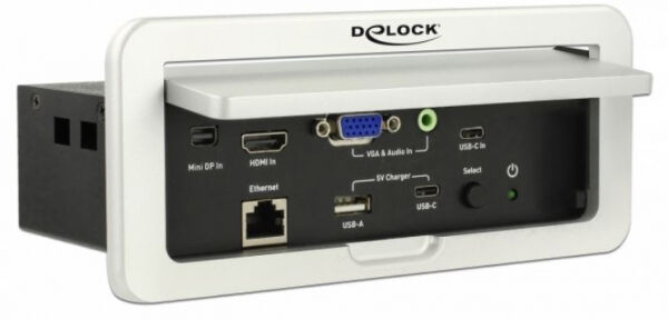 Delock 87733 - Multi-AV zu HDMI Konverter 4K 60 Hz für Tischeinbau