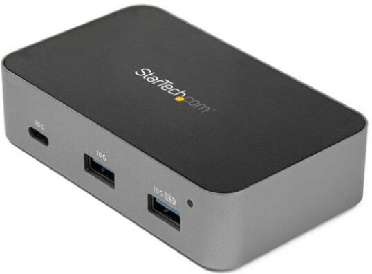 StarTech.com Startech HB31C2A1CGS - 3-Port USB-C-Hub mit LAN-Anschluss - 10 Gbit/s - 2x USB-A und 1x USB-C - powered