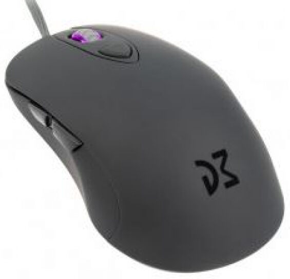 Dream Machines DM1 FPS Smoke Grey Gaming Maus - RGB - dunkelgrau, matt