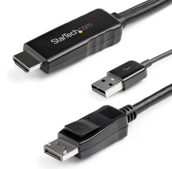 StarTech.com Startech HD2DPMM3M - HDMI auf DisplayPort Adapter- 4K 30Hz - 3m