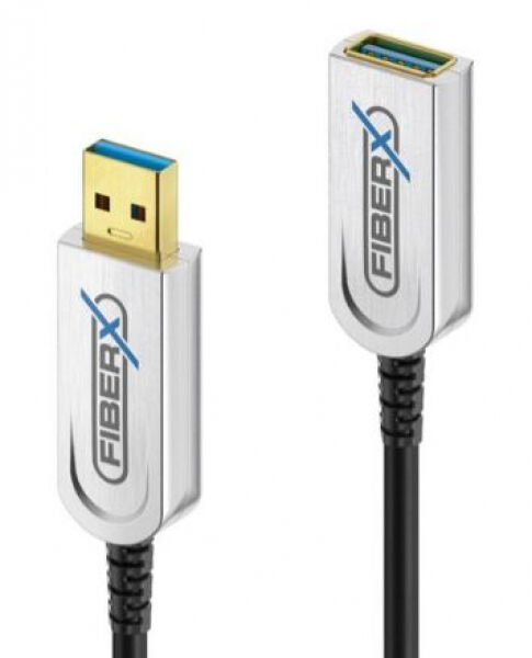 PureLink USB3.1 USB-A-A, 15m Verlängerung 10Gbps Glasfaser für Daten,Kupfer für Strom