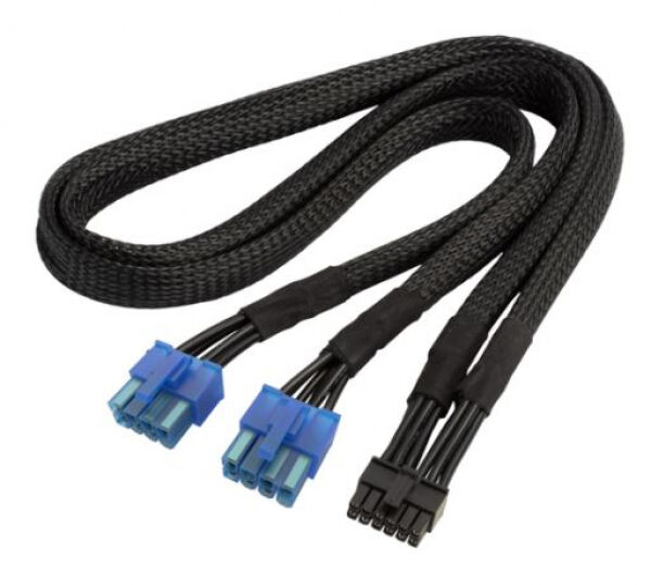 Silverstone PP12-PCIE - 2 x PCIe 8 pin (PSU) to 12 pin (GPU) power cable