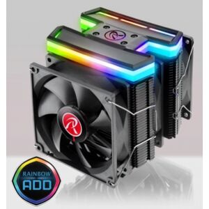 Raijintek Delos RBW Rainbow RGB LED CPU-Kühler - 3x 92mm