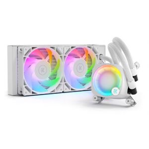 EK Water Blocks EK-Nucleus AIO CR240 Lux D-RGB Komplett-Wasserkühlung - Weiss