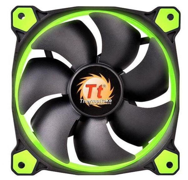 Thermaltake Riing LED Green - Gehäuselüfter 120x120x25mm