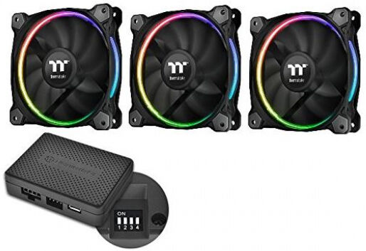 Thermaltake Riing 14 RGB Radiator Fan TT Premium Edition - 3er Set / 1 Controller