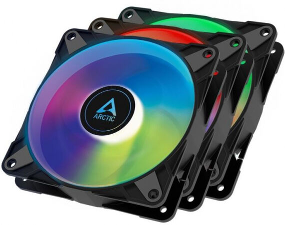 Arctic Cooling P12 PWM PST A-RGB Value Pack - 120mm Lüfter - 3er Pack