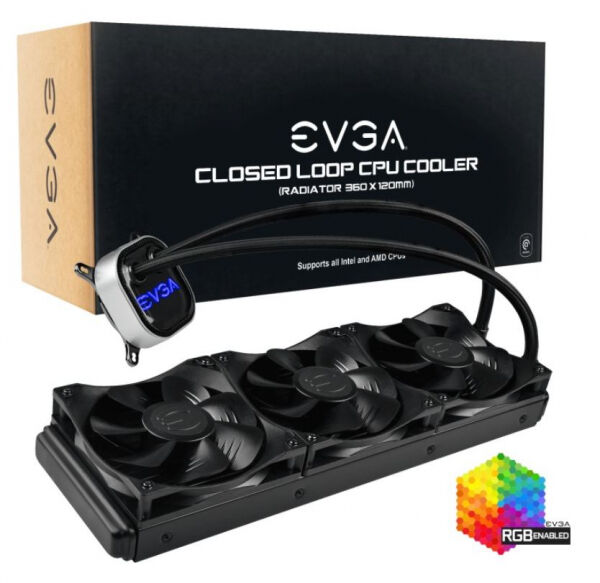 EVGA CLC 360 - RGB Komplett-Wasserkühlung - 360mm