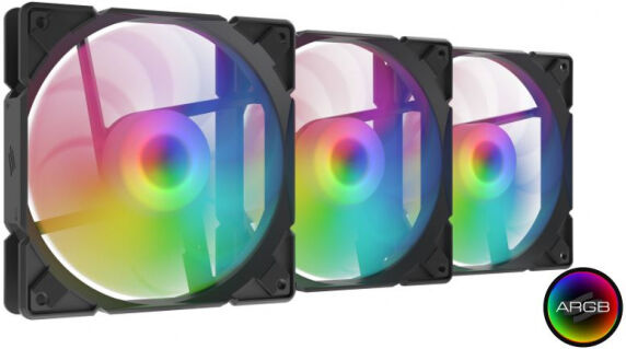 SilentiumPC Stella HP ARGB Kit - 3 x 120mm RGB Lüfter