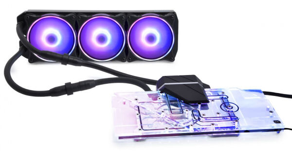Alphacool Eiswolf 2 AIO - 360mm Radeon RX 6800/6800XT Gaming Trio X mit Backplate