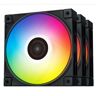 DeepCool FC120 - Performance-RGB-PWM-Lüfter / 120mm - Schwarz - 3er Pack