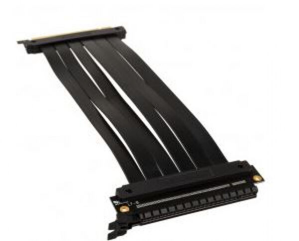 Phanteks 300mm PCI-E x16 Riser Flachband-Kabel mit 180-Grad-Adapter