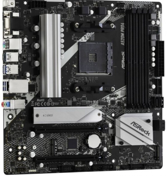 ASRock A520M Pro4 - AMD Sockel AM4