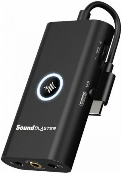 Creative Labs SoundBlaster G3 - Soundkarte für PS4 / Nintendo Switch / Android / iOS / PC / macOS