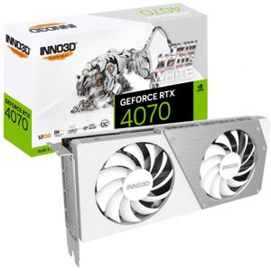 Inno3D GeForce RTX 4070 Twin X2 White - 12GB GDDR6X