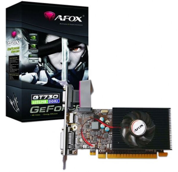 AFOX GeForce GT 730 Low Profile - 4GB GDDR3