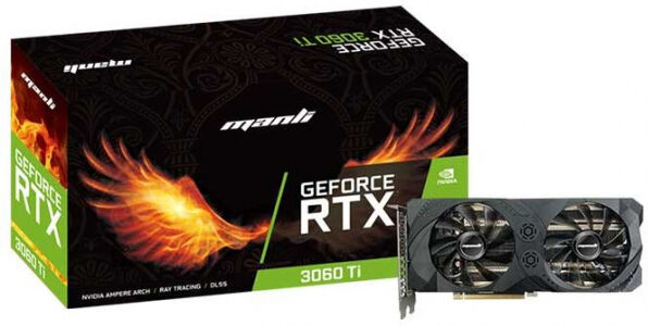 Manli GeForce RTX 3060Ti Twin LHR - 8GB GDDR6