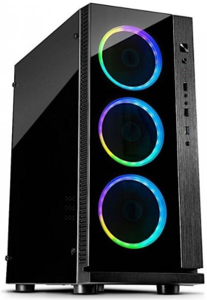 Inter-Tech W-III RGB - Gaming Midi-Tower RGB-LED