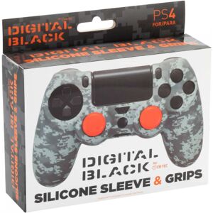 Blade - PS4 Silicone Skin + Grips Camo Pixel Black (EN)