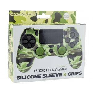 Blade - PS4 Silicone Skin + Grips Camo Woodland (EN)