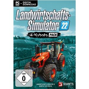 Divers GIANTS Software - Landwirtschafts-Simulator 22 - Kubota Pack [Add-On] [DVD] [PC] (D/I)