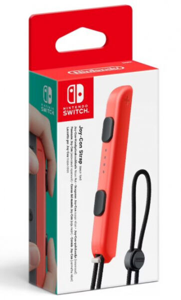 Nintendo Switch Joy-Kon Handgelenksschlaufe Neon-Rot