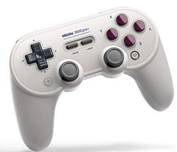 8BitDo SN30 Pro+ G Classic Grau - Gamepad (Android/iOS/Mac/PC/Switch)