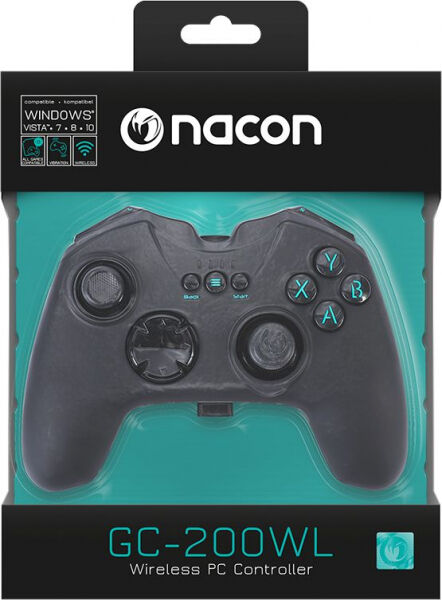 Nacon - GC-200WL RF Gaming Controller - black [PC]