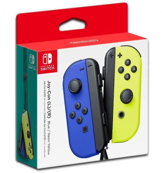 Nintendo - Joy-Con 2-Pack - blue/neon-yellow [NSW]